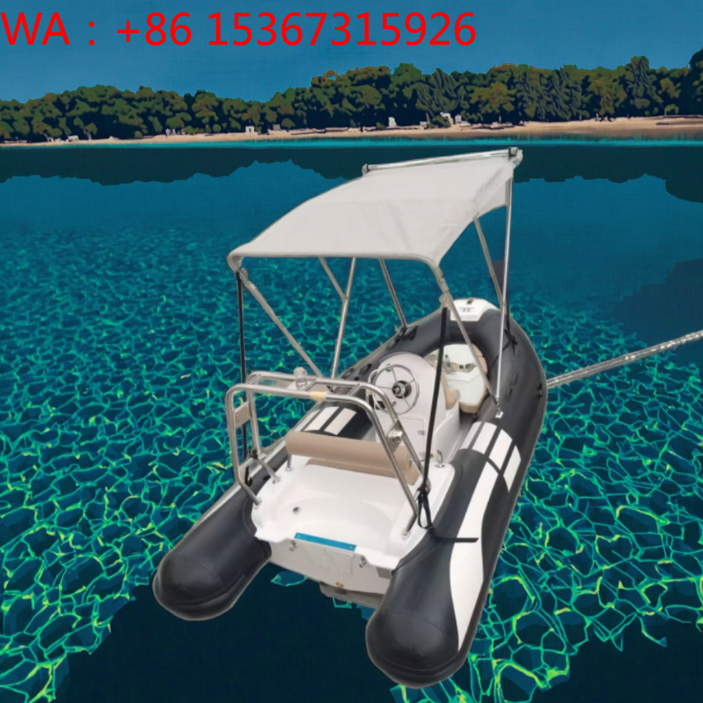 Fishing Boat Outboard Motor - 13ft RIB390C Umweltfreundliche Schlauchboot-Yacht mit festem
