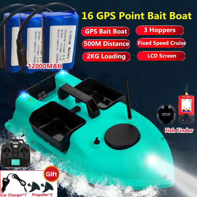 3 Hopper GPS Köderboot 500M 2K – Fishing Boat Gps Bewertung und Preis