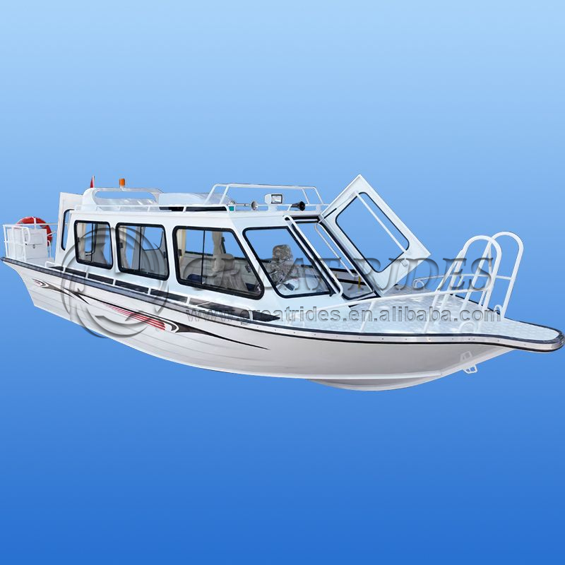 Luxuriöse 25ft 7,5m Aluminium- – Fishing Boat Fiberglass Bewertung und Preis